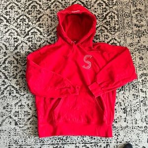 Authentic Supreme Red S Logo Hoodie * NEVER WORN